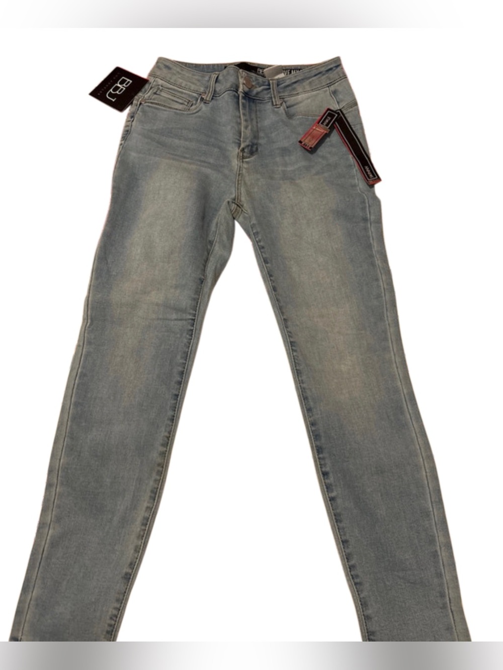 Light Blue Skinny Jeans for Women - Slim Stretch Denim